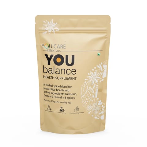You Care Essentials YOU Balance - Herbal Spice Blend formulated by Luke Coutinho (Helps reduces Inflammation and improves Immunity)