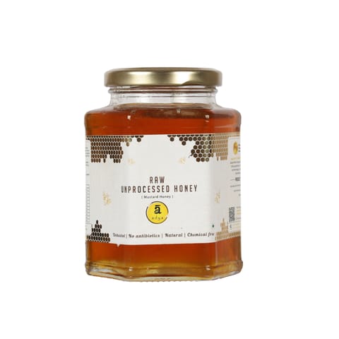 Adya Organics Creamy Mustard Honey - 500 gms
