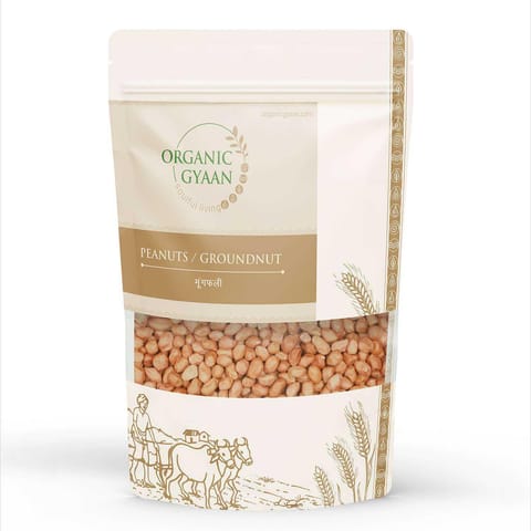 Organic Gyaan Peanuts / Groundnut (Singdana) 450g