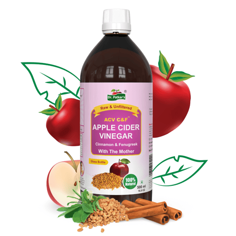 Dr. Patkar's Apple Cider Vinegar with Cinnamon & Fenugreek 500 ml
