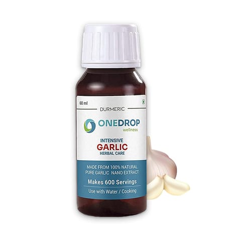 Durmeric OneDrop Wellness Garlic Oil - 60ml (Pack of 1)