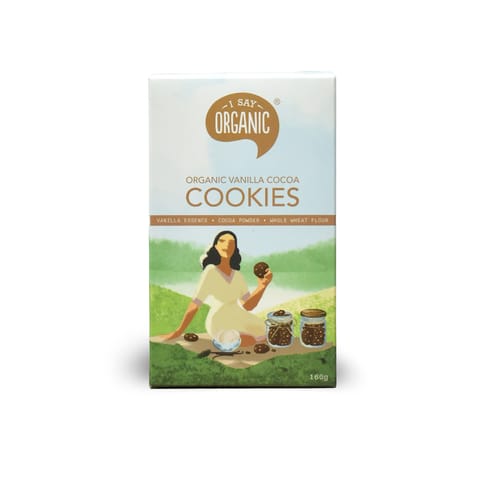 I Say Organic Vanilla Cocoa Cookies 125gm