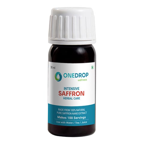 Durmeric OneDrop Wellness Saffron Original Kashmiri Kesar Concentrate Drops 30ml (Pack of 1)
