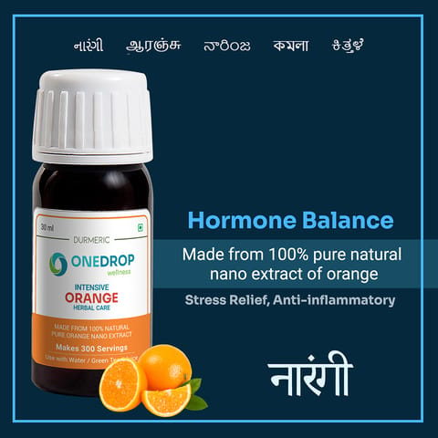 Durmeric OneDrop Wellness Orange Flavours/Essential Oil 30 ml (Pack of 1)