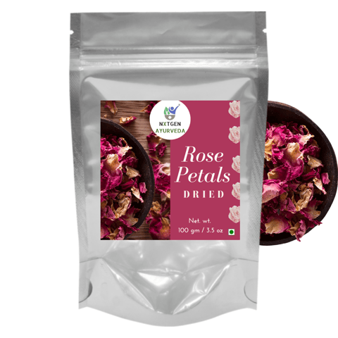 Nxtgen Ayurveda Rose Petals Dried (100 gms)