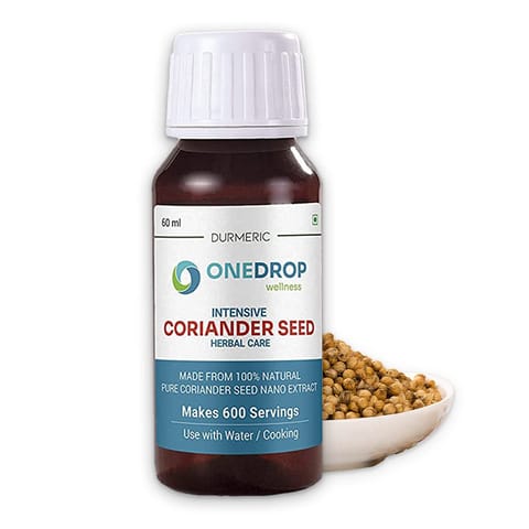 Durmeric OneDrop Wellness Coriander Seed Oil - 60ml (Pack of 1)