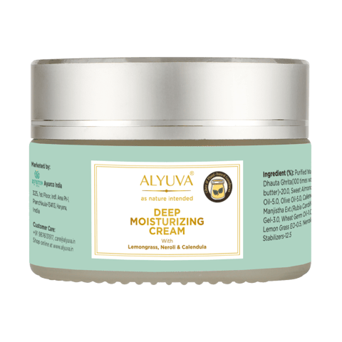Alyuva Combo of Deep Moisturizing Cream for Dry Skin 40gm and Oil Balance Cream for Oily Skin 40gm