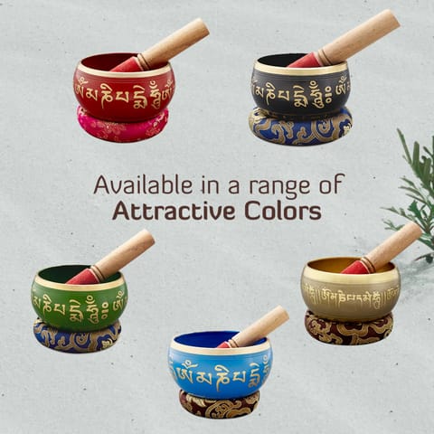 Sarveda Sacred Mantra Bowls | 4 Inches | White