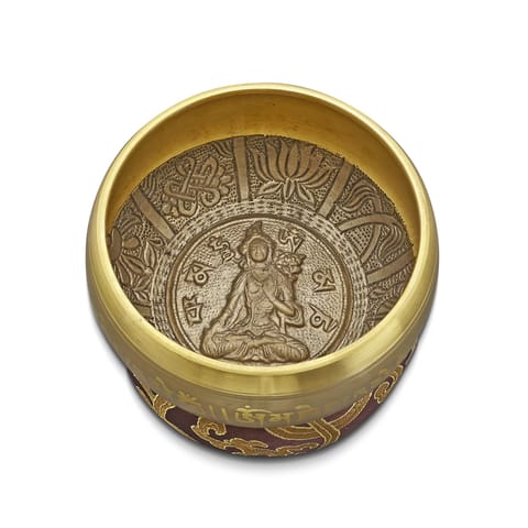 Sarveda Sacred Mantra Bowls | 5.5 Inches | White