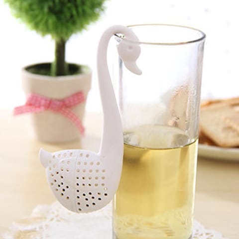 Radhikas Fine Teas and Whatnots Swan Silicon Infusers - The Fun and Easy Way to Brew Tea