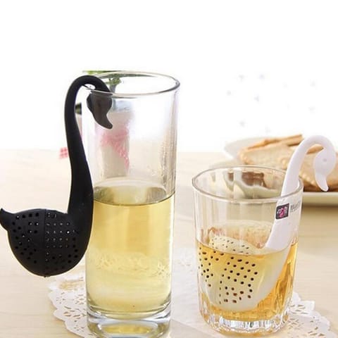 Radhikas Fine Teas and Whatnots Swan Silicon Infusers - The Fun and Easy Way to Brew Tea