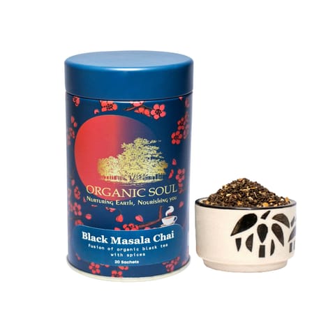 Organic Soul Black Masala Tea (36 gms, 20 Satches)