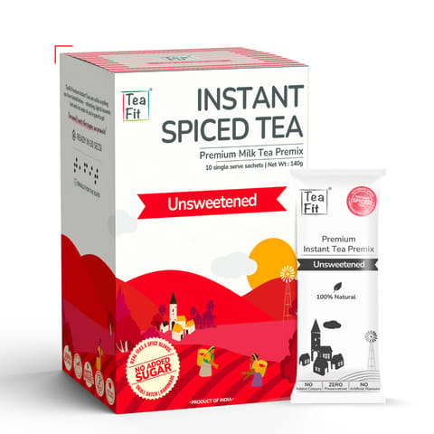 TeaFit Instant Spiced Tea Premix Unsweetened