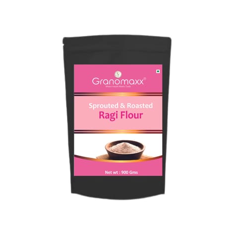 Granomaxx  Ragi Flour | Sprouted & Roasted | Gluten Free (900 gms)