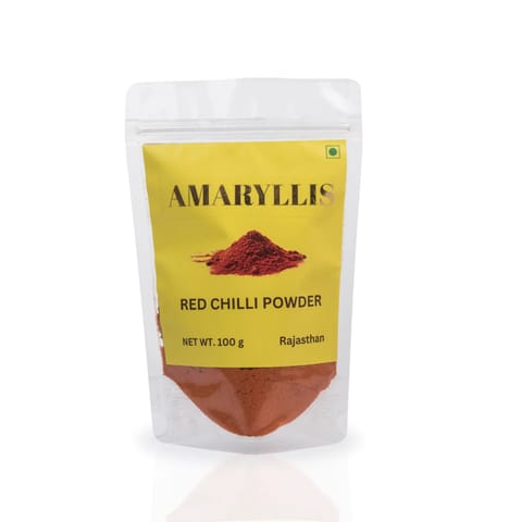 Amaryllis Red Chilli Powder Rajasthan 200 gms Pack of 2 (100 gm x 2)