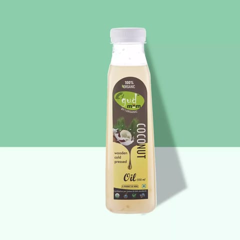 Gudmom Organic Cold Pressed Coconut Oil 500 g