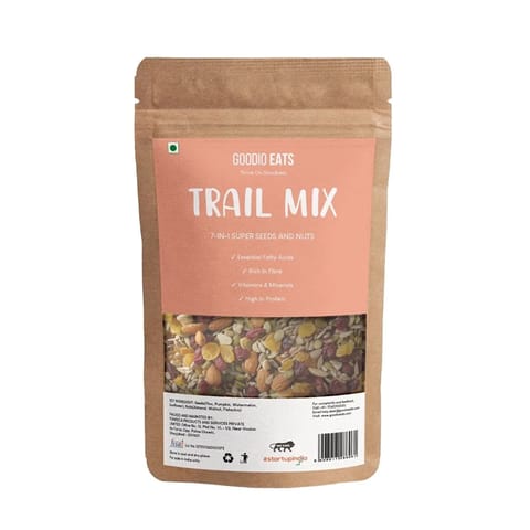 Goodio Eats - Thrive On Goodness Trail Mix 100 gms with Seeds, Nuts and Berries