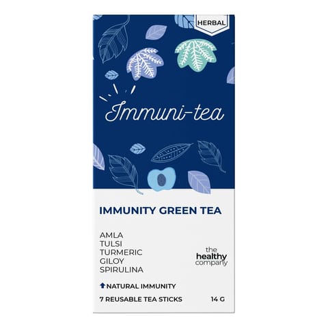 The Healthy Company  IMMUNITY BOOSTER Green Tea I Pack of 1