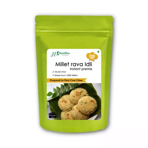 Haritha Foods Millet Rava Idli (Pack of 2, Each 250 gms)