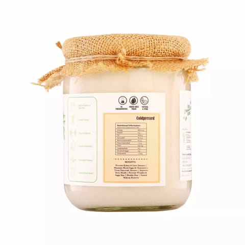 PURE & NATURAL COLDPRESSED VIRGIN COCONUT OIL - 500 ML