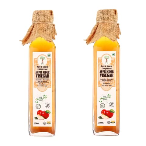 COMBO - PURE & NATURAL COLDPRESSED APPLE CIDER VINEGAR WITH MOTHER - (COMBO)