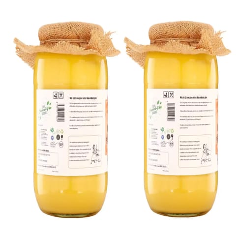 COMBO - PURE & NATURAL ARTISAN A2 COW GHEE 1000 ML (1 LTR) - (COMBO)