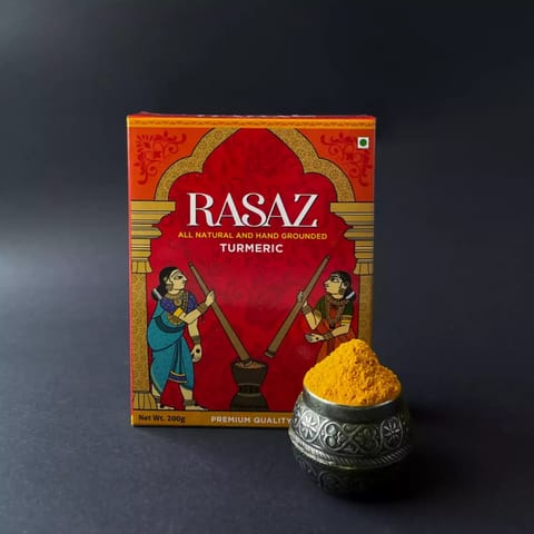 RASAZ Coriander Powder 200gms Turmeric Powder 200gms Red Chilli Powder 200gms