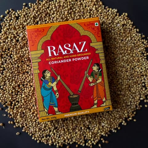 RASAZ Coriander Powder 200gms Turmeric Powder 200gms Red Chilli Powder 200gms