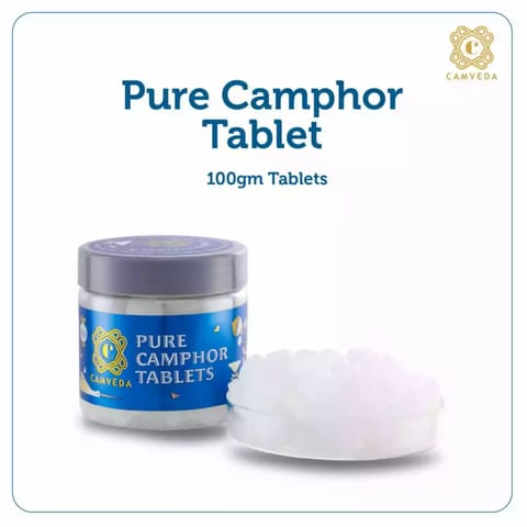 Camveda Pure Camphor 100 grm Jar