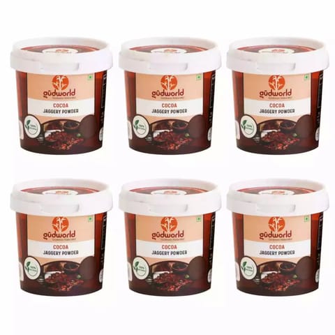 Gudworld Cocoa Jaggery Powder 100 gm Pack of 6