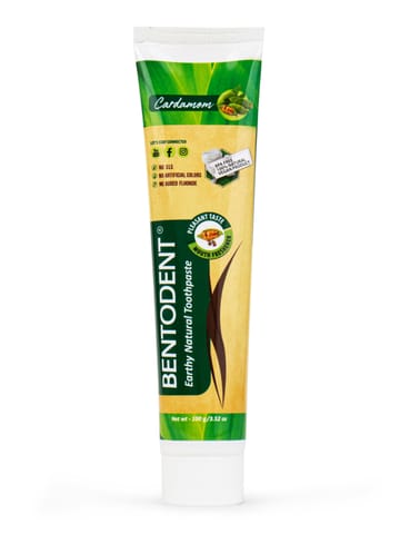 Bentodent Cardamom Natural Toothpaste - SLS Free (100 gms)
