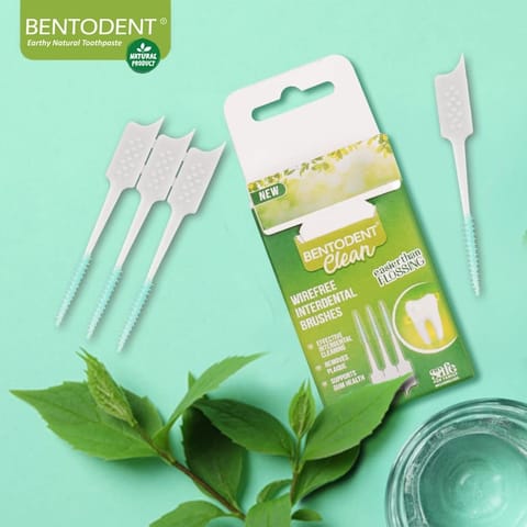 Bentodent Wirefree Interdental Brushes / Toothpicks - 30 Pcs