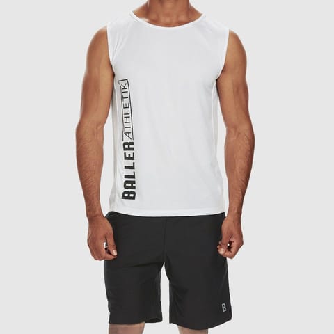 Baller Athletik Muscle Tank - White