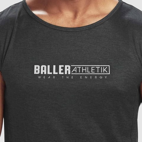 Baller Athletik Muscle Tank - Charcoal Grey