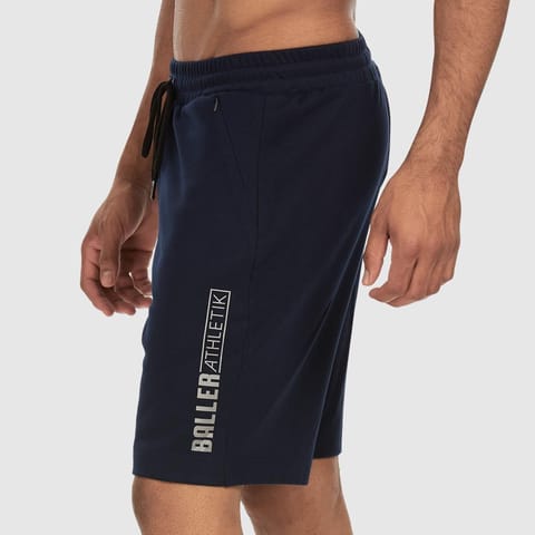 Baller Athletik Workout Shorts - Navy Blue