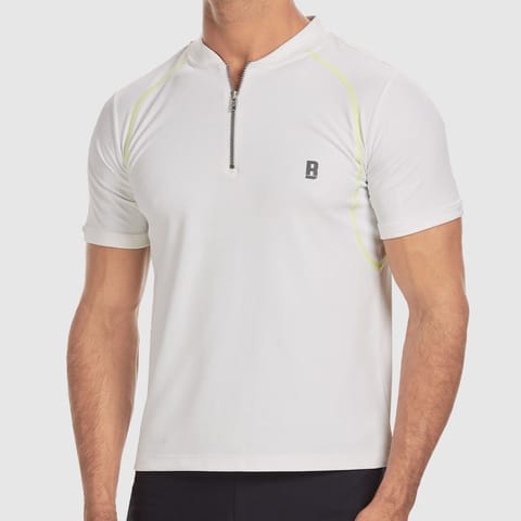 Baller Athletik Polo T-Shirt - White