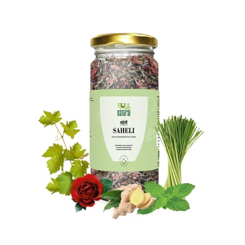 Shuddh Natural - Saheli - Uterus Strengthening Herbal Tisane Tea (40 Cups)