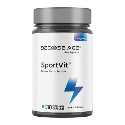 Decode Age Sportvit, Pre-Workout (Pump, Energy, Focus, Recover) 30 capsules