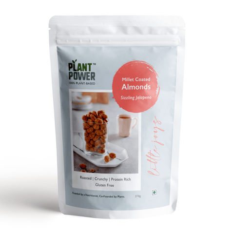 Plant Power Millet Coated Almonds (210 gms)