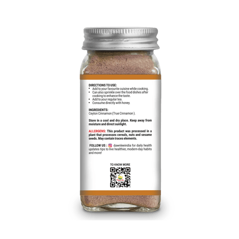 Dawn Lee Ceylon Cinnamon Powder | Real Dalchini Powder | SriLankan True Cinnamon | No Cheaper Substitutes