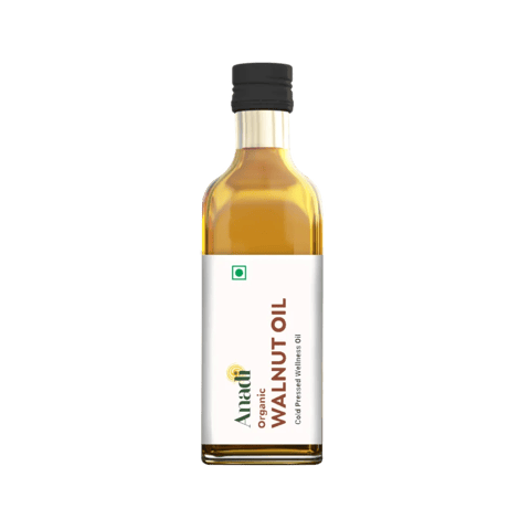 Dawn Lee  Kashmiri Walnut Oil (20 ml) | Akhrot Oil | Healthiest Edible Oil | Accelerates Hair Growth | Rich in Omega 3 Fatty acids