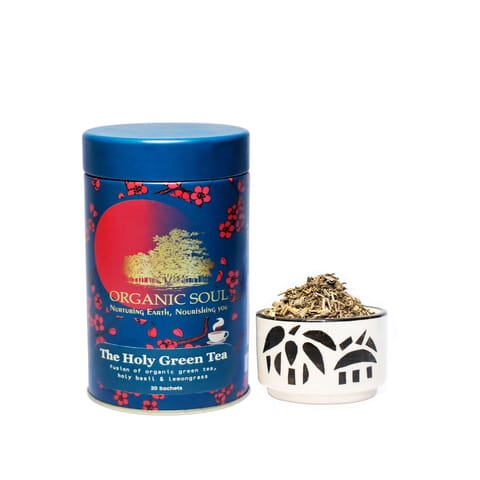 Organic Soul The Holy Green Tea (36 gms; 20 Satches)