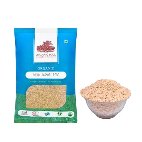 Organic Soul Brown Basmati Rice (1 kg)