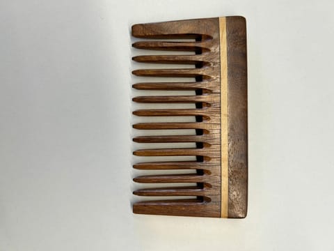 Organic B Pocket Size Rosewood/Sheesham Wood Comb (Wide)