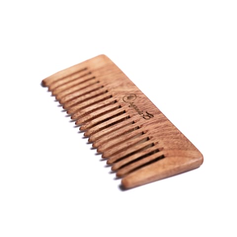 Organic B Wide Teeth Natural Neem Wood Comb