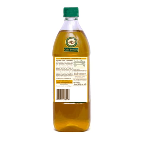 Healthy Fibres Cold Pressed Groundnut Oil (Combo Pack of 2, Each of 1 Litre)