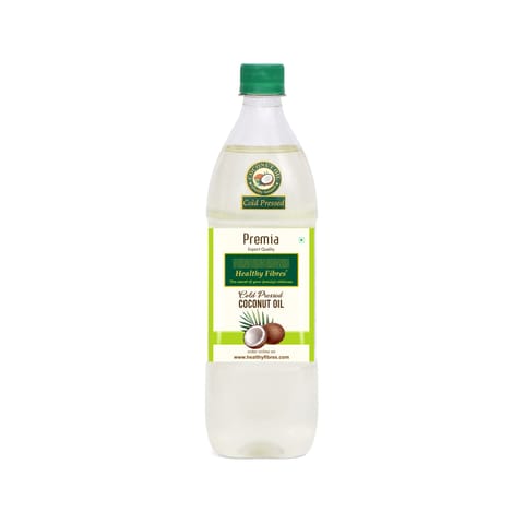 Healthy Fibres Cold Pressed Coconut Oil & Groundnut Oil  (Combo Pack of 2, Each of 1 Litre)