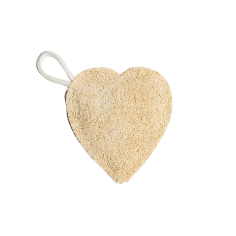 Organic B Heart Shaped Natural Loofah