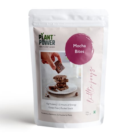 Plant Power 10g Protein Mocha Delight Bites Pack of 10