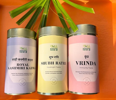 Shuddh Natural Festive Diwali Gift Hamper | Tea | Tisane | Pack of 4